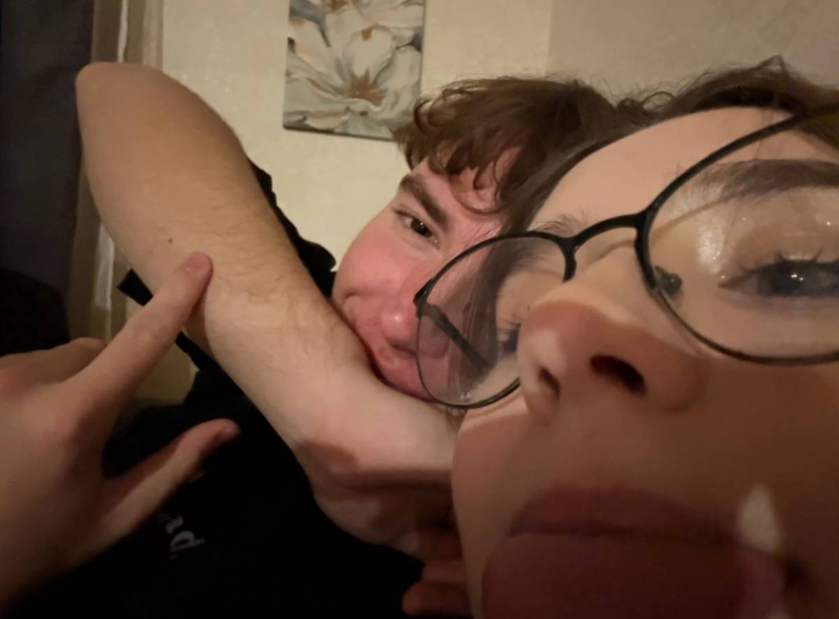 Goofing around together